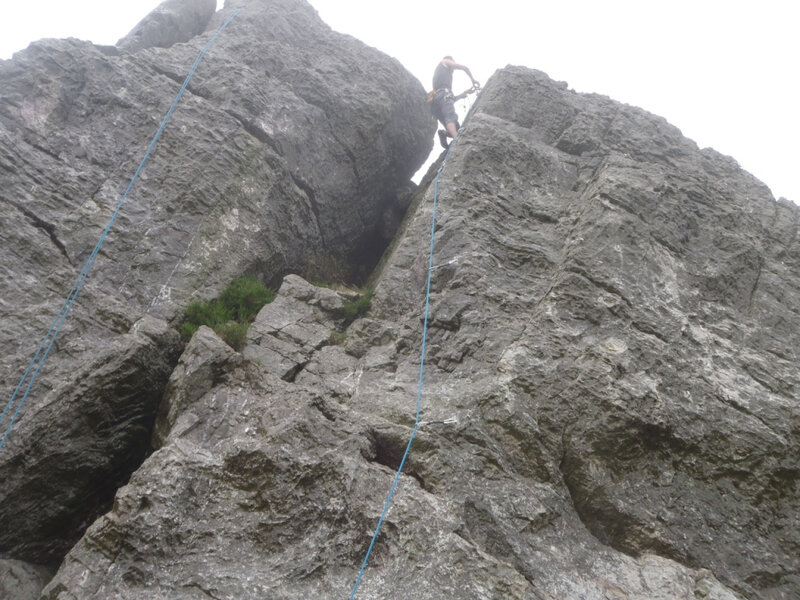 Joël, en haut