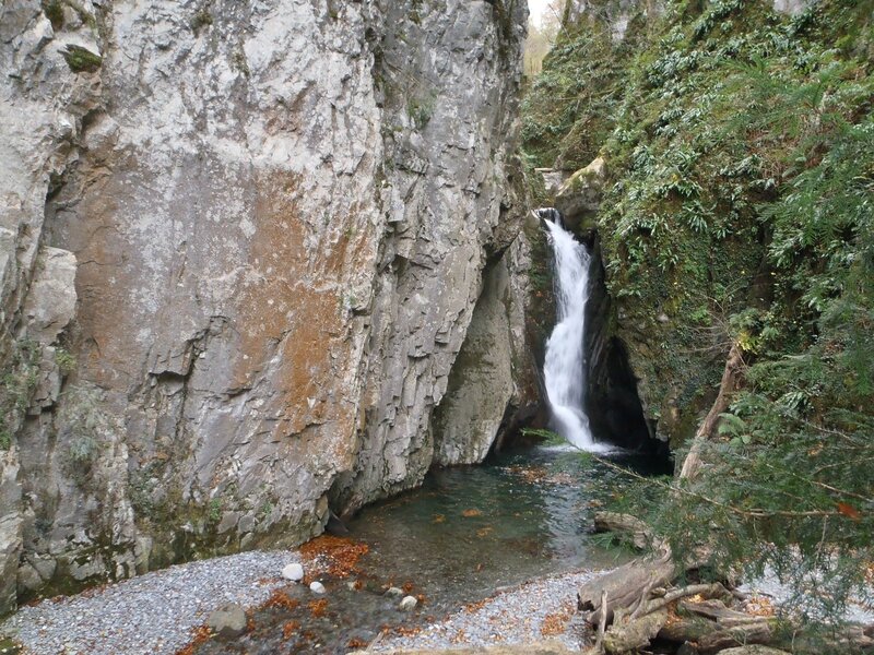 La cascade finale de Pista